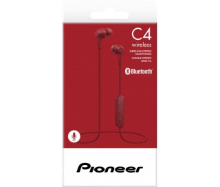 Pioneer SE-C4BT-R In-Ear Bluetooth slušalke rdeče Mobile