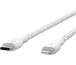 Kabel za polnjenje Belkin Boost usb-C s konektorjem Lightning Bela thumbnail