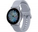 Samsung Galaxy Watch Active 40mm aluminijast silikonski pašček srebrn thumbnail