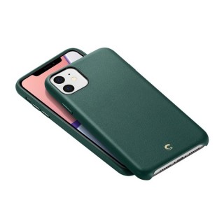 Spigen Ciel Cyrill Apple iPhone 11 Forest Green, usnjena torbica, zelena Mobile