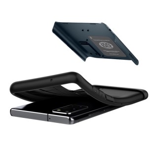 Ovitek Spigen Slim Armor za Samsung Galaxy Note 20 Metal Slate, temno modra Mobile