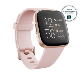 Pametna ura Fitbit Versa, Petal/Copper Rose Aluminij Mobile