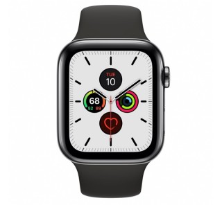 Apple Watch Series GPS+Cellular pametna ura, 44 mm, nerjaveče jeklo, siva/črna Mobile