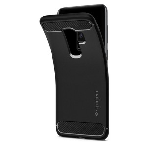 Ovitek Spigen Rugged Armor za Samsung Galaxy S9+ Matte Black, črn Mobile