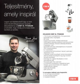 Paket mešalnikov Kenwood KVL8400S CHEF XL iz titana Dom