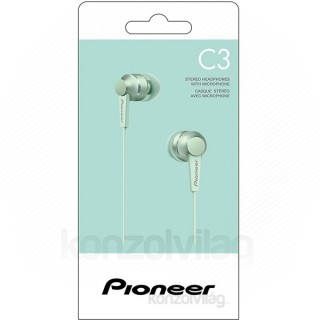 Pioneer SE-C3T-GR ušesne slušalke zelene Mobile