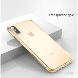 Baseus Simplicity Series iPhone XS TPU ovitek zlata/transpert Mobile