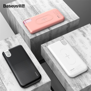 Baseus Thin 10000mAh Wireless Black powerbank Mobile