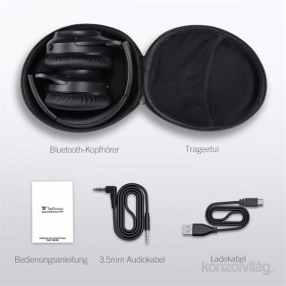 Slušalke Taotronics TT-BH060 Bluetooth aktivne s filtrom za hrup Črne slušalke Mobile