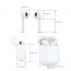 Usams BHULC02 F10 Airpods True Wireless bluetooth slušalke thumbnail