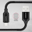 MOBIL-CASE AXAGON USB-C USB-A 2.0 kabel 0,5m črn thumbnail