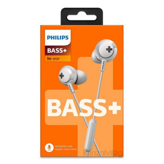 Philips SHE4305WT Bass+ Bele mikrofonske slušalke Mobile