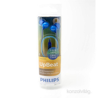 Philips SHE2405BL Upbeat In-Ear Blue slušalke z mikrofonom Mobile