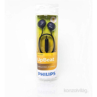 Črne mikrofonske slušalke Philips SHE2305BK Upbeat Earbud Mobile