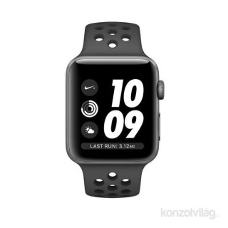 Apple Watch Nike+ Series 38 mm sivo aluminijasto ohišje, antracit siva/črna pametna ura Nike s športnim paščkom Mobile