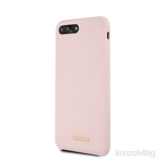 Guess silikonski, roza ovitek za iPhone Plus Gold Mobile