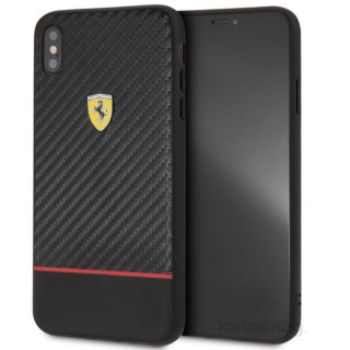 Ferrari On-Ttrack racing iPhone XS MAX karbon in mehka mehka guma Mobile