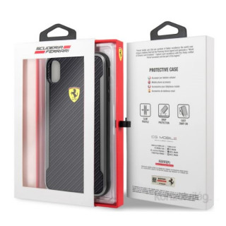 Ovitek Ferrari iPhone XS MAX SF racing Black Mobile