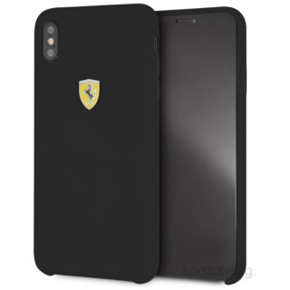 Silikonski ovitek Ferrari iPhone XS MAX SF Black Mobile