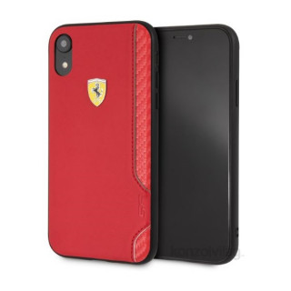 Ovitek Ferrari On-Track Racing Shield za iPhone XR iz mehke gume, rdeče barve Mobile