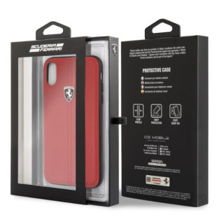 Rdeča črtasta torbica Ferrari Heritage za iPhone XR Mobile