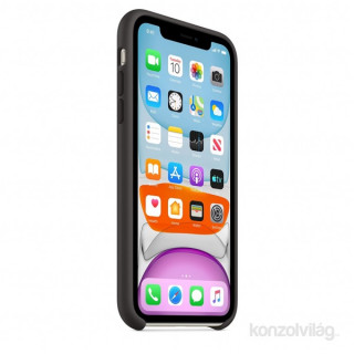 Črn silikonski ovitek Apple iPhone 11 Mobile