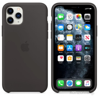 Silikonski ovitek Apple iPhone 11 Pro Black Mobile