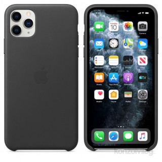 Apple iPhone 11 Pro Max črna usnjena torbica Mobile