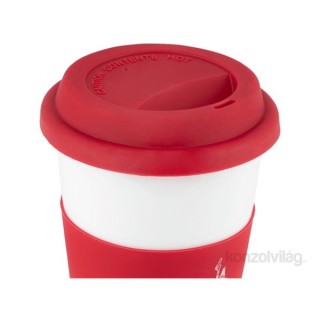 Prenosna skodelica za kavo iz rdečega porcelana Bialetti "Coffe to go" 300 ml Dom