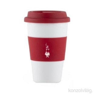 Prenosna skodelica za kavo iz rdečega porcelana Bialetti "Coffe to go" 400 ml Dom