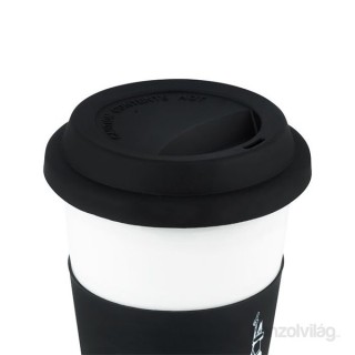 Prenosna skodelica za kavo iz črnega porcelana Bialetti "Coffe to go" 300 ml Dom