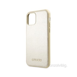 Ovitek iz umetnega usnja GUESS iPhone 11 Pro Gold Mobile