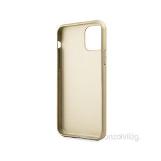 Ovitek iz umetnega usnja GUESS iPhone 11 Pro Gold Mobile