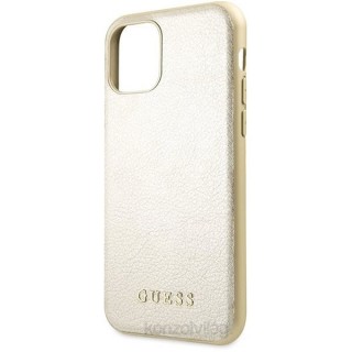 Ovitek iz umetnega usnja GUESS iPhone 11 Pro Max Gold Mobile