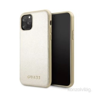 Ovitek iz umetnega usnja GUESS iPhone 11 Pro Max Gold Mobile