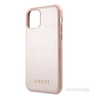 Ovitek iz umetnega usnja GUESS iPhone 11 Pro Rose Gold Mobile