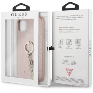 Ovitek GUESS Saffiano za iPhone 11 Pro roza Mobile