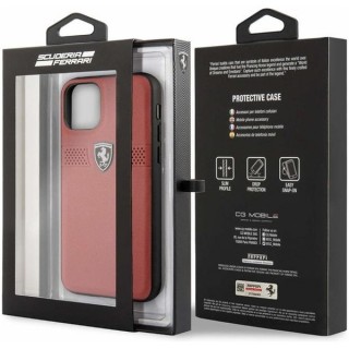 Rdeča usnjena torbica FERRARI Off Track za iPhone 11 Pro Mobile