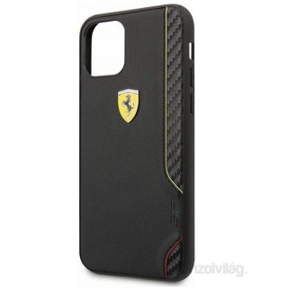 Ovitek FERRARI On Track za iPhone 11 črn iz mehkega PU gume Mobile