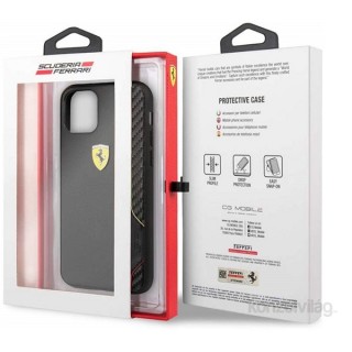 Ovitek FERRARI On Track za iPhone 11 črn iz mehkega PU gume Mobile