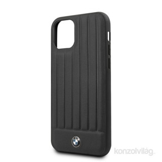 Črna črna usnjena torbica BMW za iPhone 11 Mobile