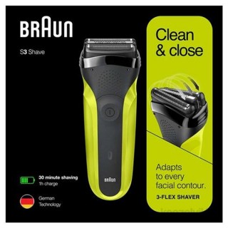 BRAUN 300s/črno - rumena /brivnik Dom