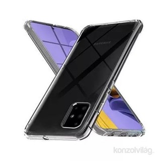 Roar KC0523 Roar Armor Samsung A71 prosojen, na udarce odporen silikonski zaščitni ovitek za telefon Mobile