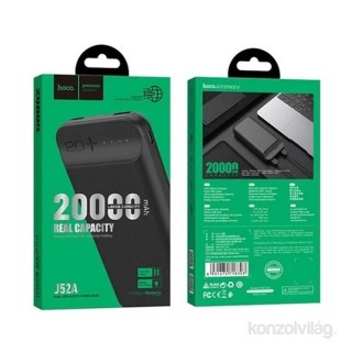 Hoco J52A 2xUSB/20.000 mAh/črn powerbank Mobile