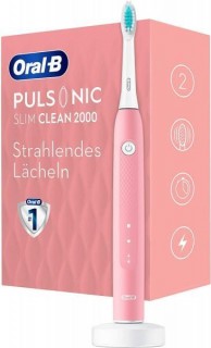 Oral-B Pulsonic Slim Clean 2000 roza električna zobna ščetka Dom