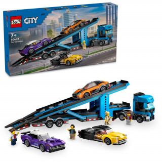 LEGO City: Transportno vozilo za avtomobile z avtomobili (60408) Igra 