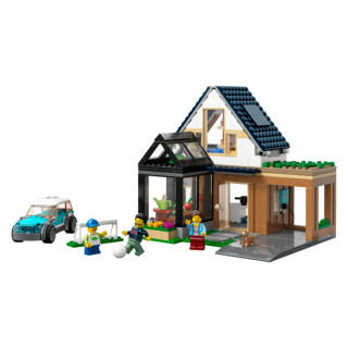 LEGO City Družinska hiša in električni avtomobil (60398) Igra 