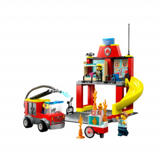 LEGO City Gasilska postaja in gasilsko vozilo (60375) Igra 