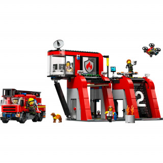 LEGO City Gasilska postaja z gasilskim vozilom (60414) Igra 