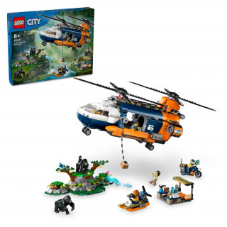 LEGO City: Helikopter v postojanki raziskovalca džungle (60437) Igra 